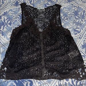 Urban Outfitters Crotchet Grey Top ✨💕